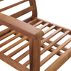 4 Piece Solid Acacia Wood Garden Lounge Set Weather Resistant Patio Set